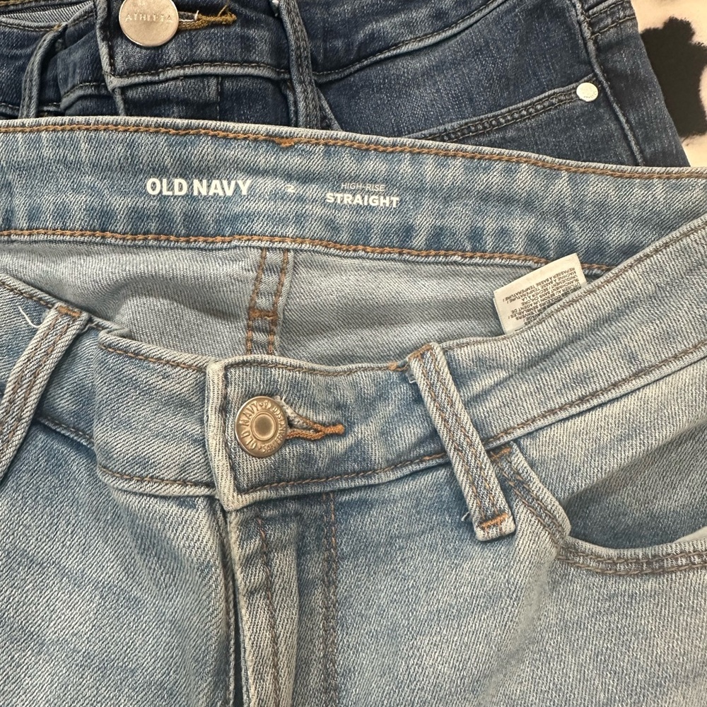 Old Navy Women's Light Blue Skinny Jeans - Picture 3 of 5